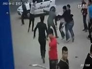 打架砍人实拍