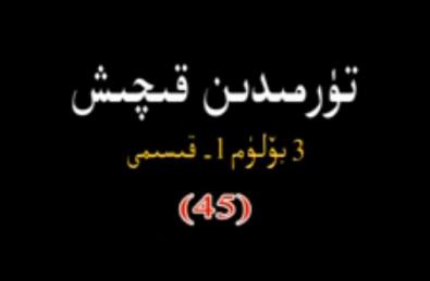 تۈرمىدىن قېچىش (3)