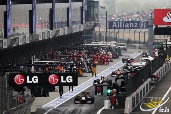 图文-F1中国站正式比赛比车快还要比换胎谁快