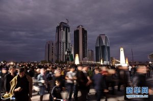 قايتا قاينام تاشقىنلىققا چۈمگەن قورقۇنىشلىق شەھەرچىچەن مەركىزى گىلوسىنى