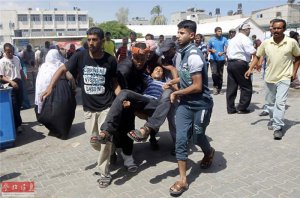 ئىسرائىلىيە يەنە غەززەدىكى بىر مەكتەپنى توپقا تۇتتى