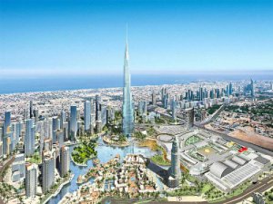 دۈبەيدىكى ئەڭ ئىگىز قۇرۇلۇشلاردىن كۆرۈنىش
