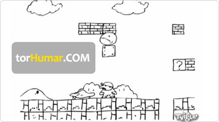 روسىيەلىك تورداشلار كىرىشتۈرۈپ چىققان قىزىقارلىق سىن - Pac-Man VS Super Mario