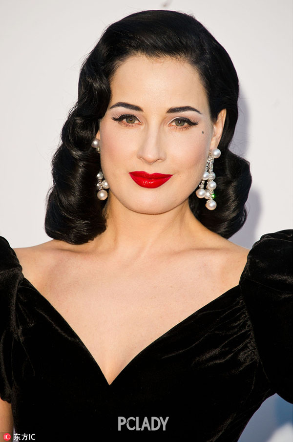 Do Not Send to the Guardian Newspaper Mandatory Credit: Photo by James McCauley / Rex Features (2378994ax) Dita Von Teese amfAR Cinema Against Aids 2013 Gala, 66th Cannes Film Festival, France - 23 May 2013